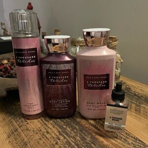 Bath and Body Works A Thousand Wishes Bundle NEW